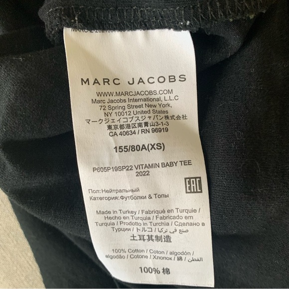 Marc Jacobs Heaven Pill Vitamin Baby Tee T-Shirt Claire Barrow XS - Picture 12 of 12